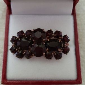 Vintage Czech Bohemian Style Brooch